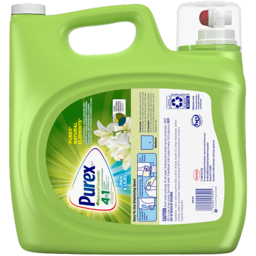 Purex® Natural Elements® Linen & Lilies® Liquid Laundry Detergent Perspective: back