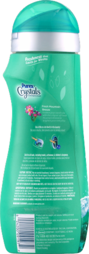 Purex Crystals Fresh Mountain Breeze In Wash Fragrance Booster Fabric Refreshers Perspective: back