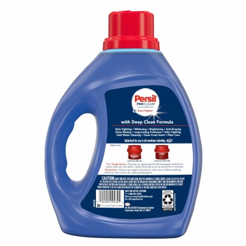 Persil® Proclean® 2-in-1 OXI Power Stain Fighter Liquid Laundry Detergent Perspective: back