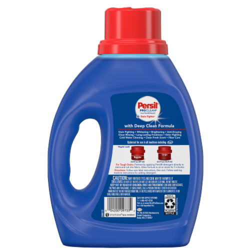 Persil Pro Clean Original Liquid Laundry Detergent Perspective: back