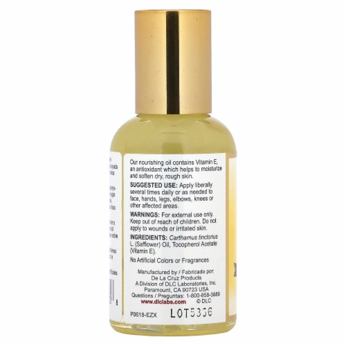 De La Cruz® Vitamin E Oil 15000 IU Perspective: back