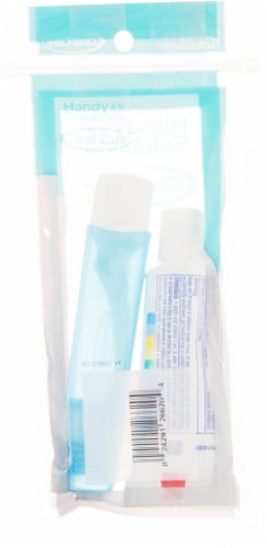 Handy Solutions Oral Care Toothepaste & Travel Toothbrush Combo Perspective: back