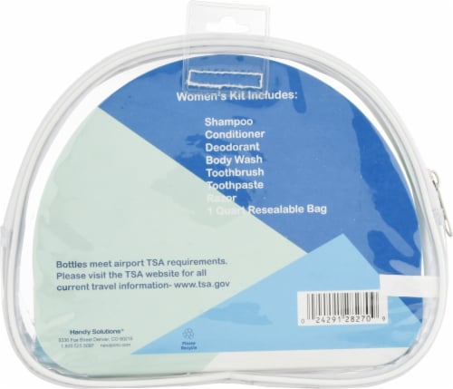 Handy Solutions® Women's Premium Travel Kit Perspective: back