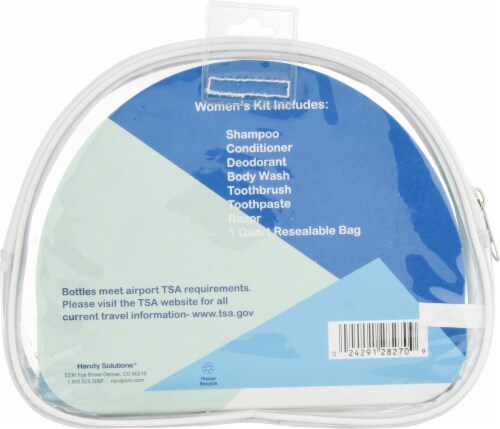 Handy Solutions® Women's Premium Travel Kit Perspective: back