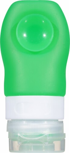 Good To Go® Silicone Travel Bottle - Purple/White Perspective: back