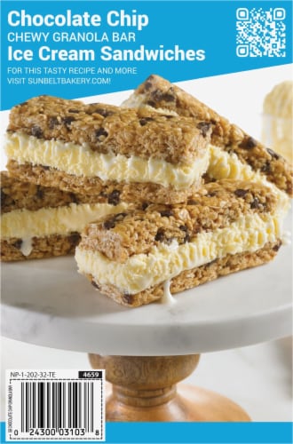 Sunbelt Bakery Chocolate Chip Chewy Granola Bars Perspective: back