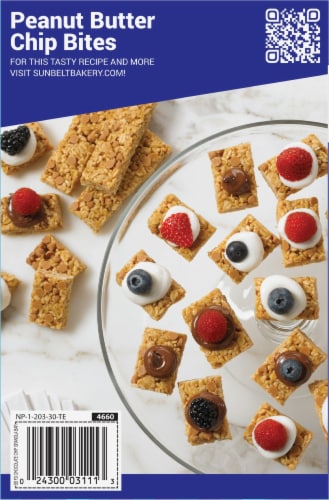 Sunbelt Bakery Fudge Dipped Chocolate Chip Chewy Granola Bars Perspective: back
