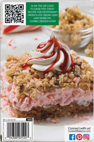 Sunbelt Bakery Peppermint Chocolate Chip Chewy Granola Bars Perspective: back