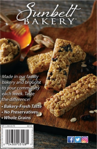 Sunbelt Bakery Coconut Cream Chewy Granola Bars Perspective: back
