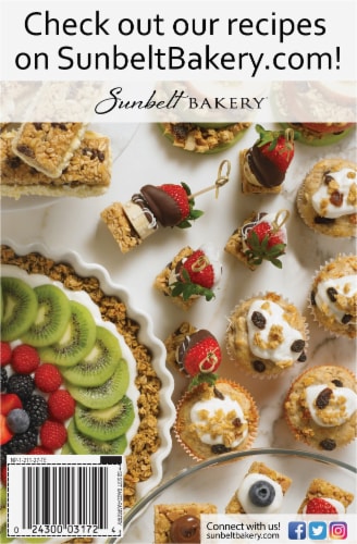 Sunbelt Bakery® Soft Baked Raspberry Fruit & Grain Bars Perspective: back