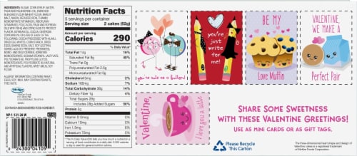 Little Debbie® Be My Valentine Chocolate Snack Cakes Perspective: back