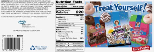 Little Debbie® Glazed Donut Sticks Perspective: back