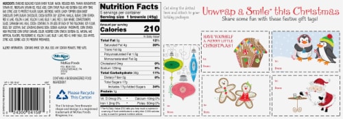 Little Debbie® Christmas Tree Brownies Perspective: back