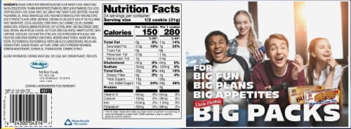 Little Debbie® Star Crunch® Caramel & Crisp Rice Cookies Big Pack Perspective: back