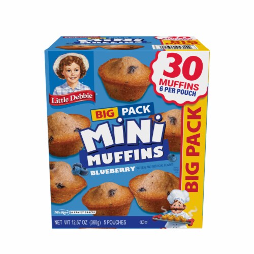 Little Debbie® Mini Blueberry Muffins Big Pack Perspective: back