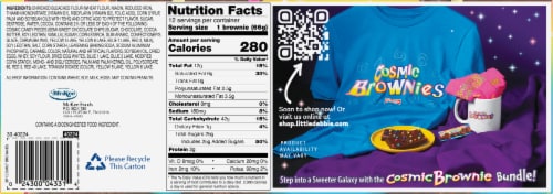 Little Debbie® Cosmic Brownies® with Chocolate Chip Candy Big Pack Perspective: back