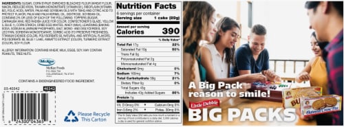 Little Debbie® Big Pack Spring Party Cakes Perspective: back