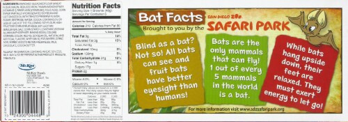 Little Debbie Bat Brownies Snack Cakes Perspective: back