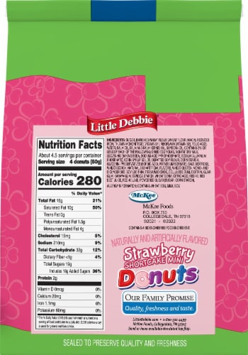 Little Debbie Mini Strawberry Donuts 9