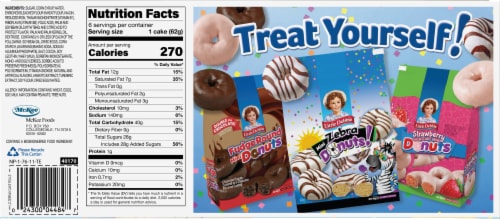 Little Debbie® Zebra® Cake Rolls Perspective: back