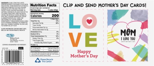 Little Debbie® Mother's Day Lemon Cakes Perspective: back