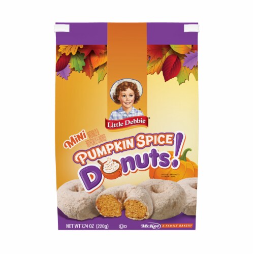 Little Debbie® Mini Pumpkin Spice Donuts Perspective: back