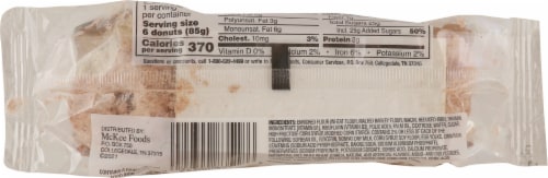 Little Debbie Cinnamon Sugar Mini Donuts Perspective: back