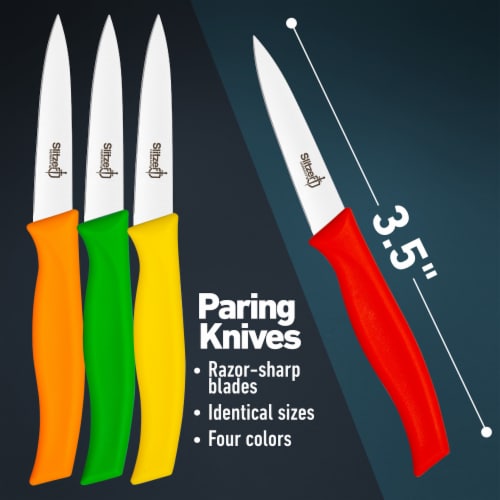 Slitzer Germany 4pc Paring Knife Set Perspective: back