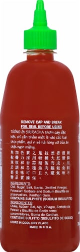 Huy Fong Sriracha Hot Chili Sauce Perspective: back