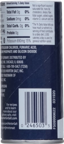 Morton® Sodium Free Salt Substitute Perspective: back