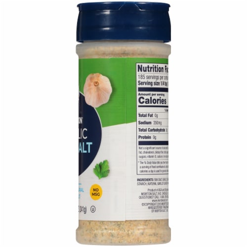 Morton® Garlic Sea Salt Perspective: back