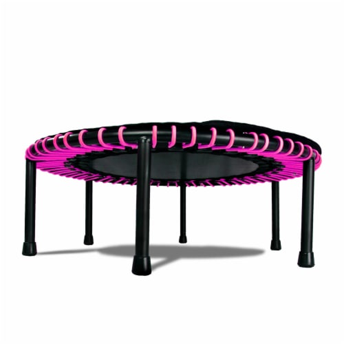 LEAPS REBOUNDS 48 Mini Fitness Trampoline Rebounder Gym Equipment Pink 1 Piece QFC