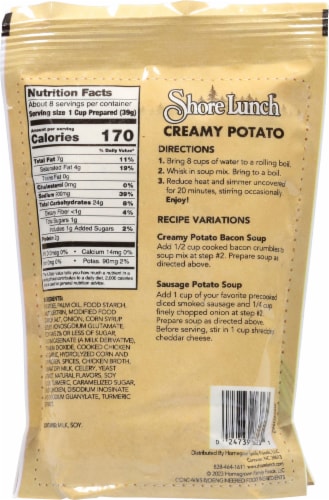 Shore Lunch® Creamy Potato Soup Mix Perspective: back