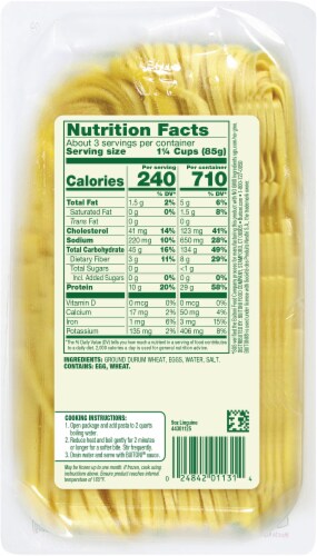 Buitoni® Linguine Refrigerated Pasta Noodles Perspective: back