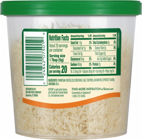 Buitoni® Freshly Shredded Parmesan Cheese Perspective: back