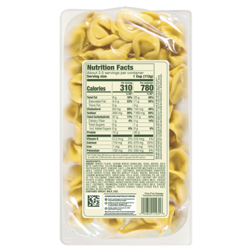 Buitoni® 5 Cheese Tortellini Perspective: back