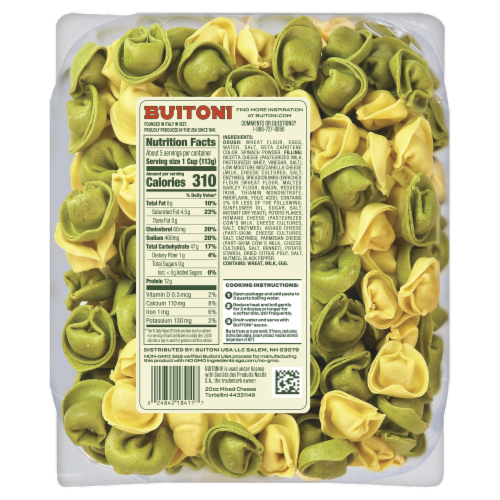 Buitoni® Mixed Cheese Tortellini Perspective: back