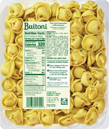 Buitoni® Herb Chicken Tortellini Family Sized Pasta Perspective: back