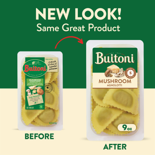 Buitoni® Mushroom Agnolotti Refrigerated Pasta Perspective: back