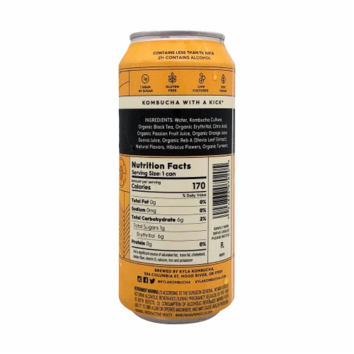 KYLA Sunset Trio Hard Kombucha Single Can Perspective: back