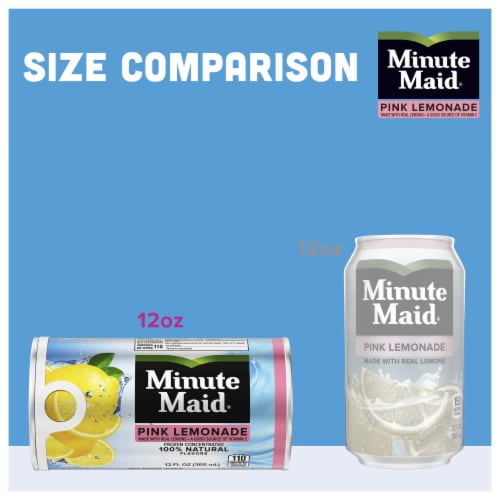 Minute Maid Pink Lemonade Fruit Drink Perspective: back