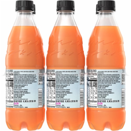 Minute Maid® Peach Flavored Fruit Juice Drink Perspective: back