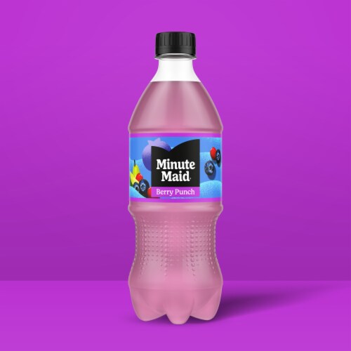 Minute Maid Berry Punch Bottle Perspective: back