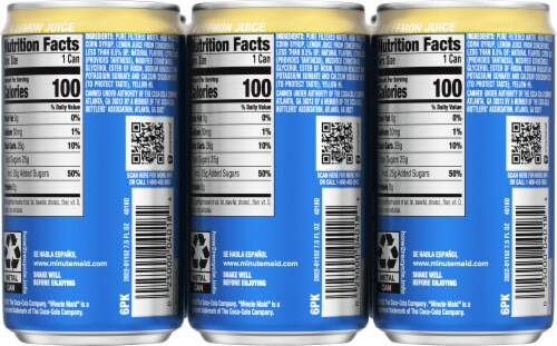 Minute Maid Lemonade Perspective: back