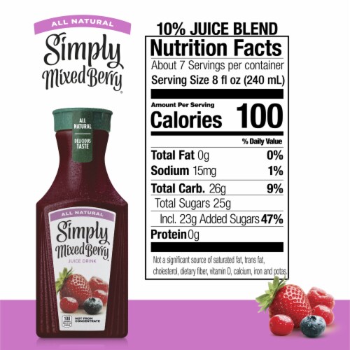 Mixed berry juice shop