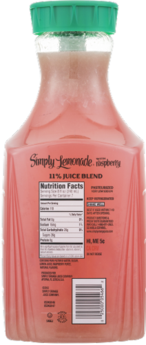 Simply Lemonade With Raspberry Perspective: back