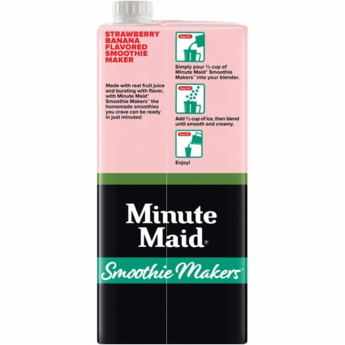 Minute Maid Smoothie Makers Strawberry Banana Concentrated Smoothie Mix Perspective: back