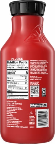 Minute Maid® Zero Sugar Fruit Punch Fruit Juice Drink Perspective: back
