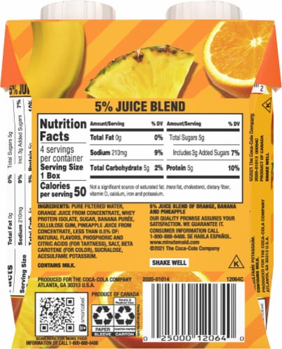 Minute Maid Orange Juice Drinks, 6 ct / 10 fl oz - Kroger