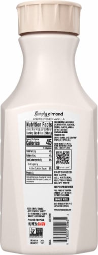 Simply Almond™ Unsweetened Vanilla Almond Milk Perspective: back